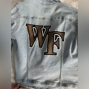 Custom made Wake Forest Jean jacket